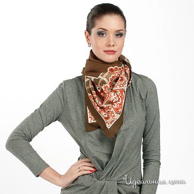 Платок Laura Biagiotti шарфы, цвет цвет коричневый