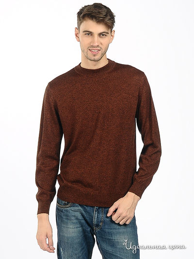 Джемпер Total Look, цвет цвет коричневый меланж