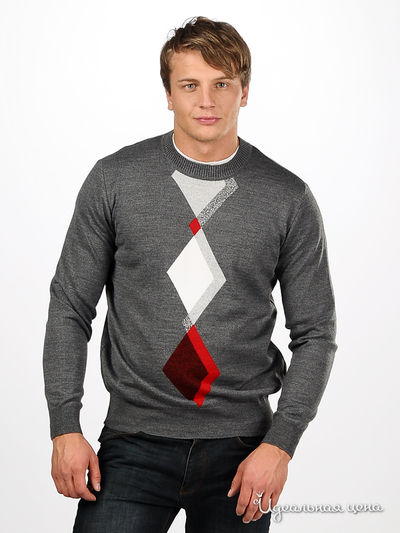 Джемпер Total Look, цвет цвет серый