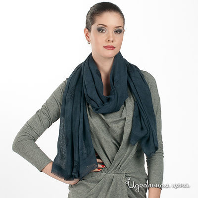 Шарф Laura Biagiotti шарфы, цвет цвет синий