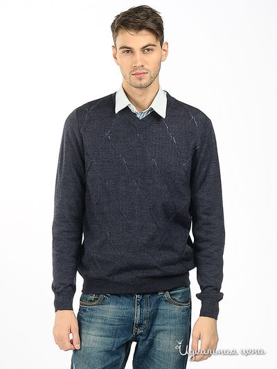 Джемпер Total Look, цвет цвет темно-фиолетовый меланж