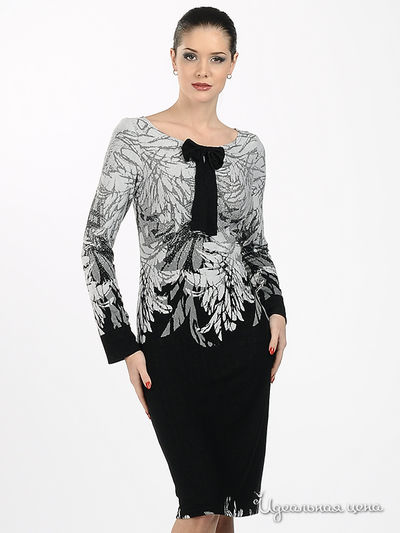 Платье Adzhedo, цвет цвет черный / белый