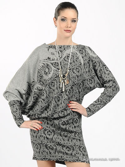 Платье Adzhedo, цвет цвет серый / черный
