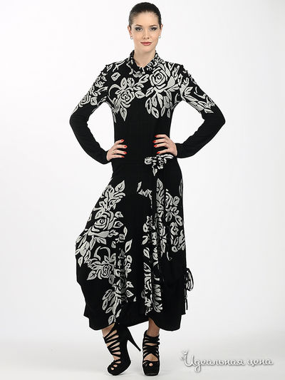 Платье Adzhedo, цвет цвет черный / белый