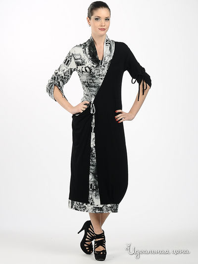 Платье Adzhedo, цвет цвет черный / белый