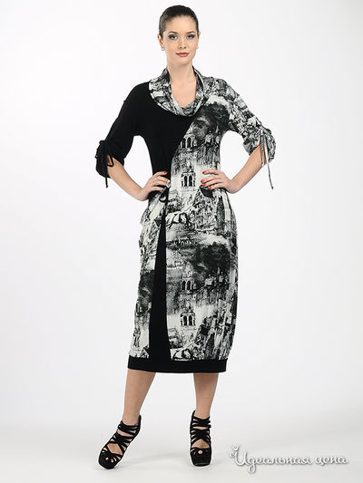 Платье Adzhedo, цвет цвет черный / белый