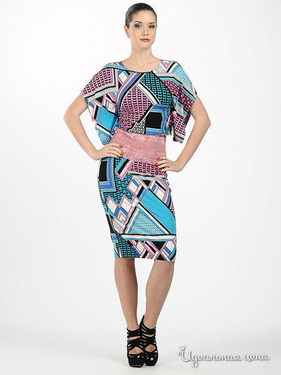 Платье Adzhedo, цвет цвет мультиколор