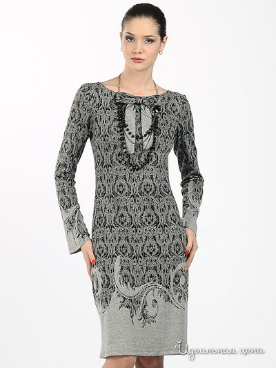 Платье Adzhedo, цвет цвет серый