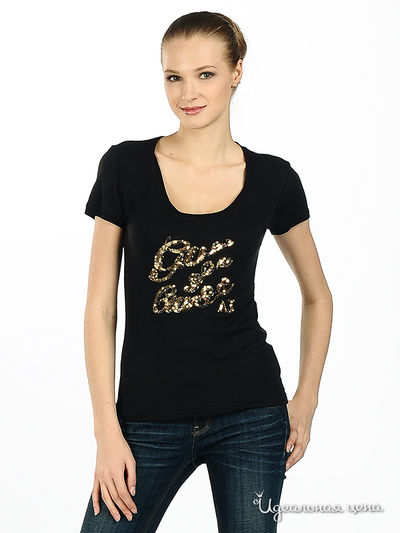 Футболка Who`s whi&Moncler, цвет цвет черный