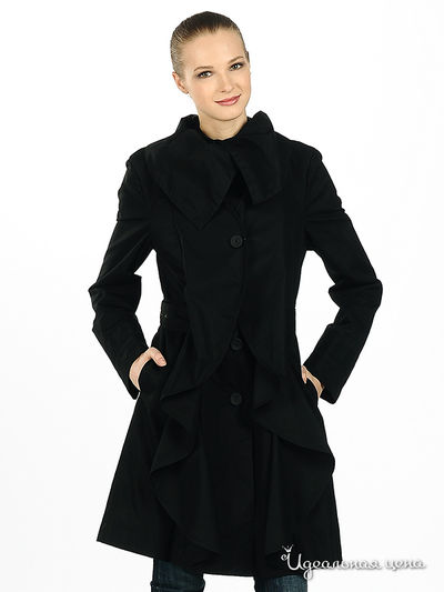 Плащ Who`s whi&Moncler, цвет цвет черный