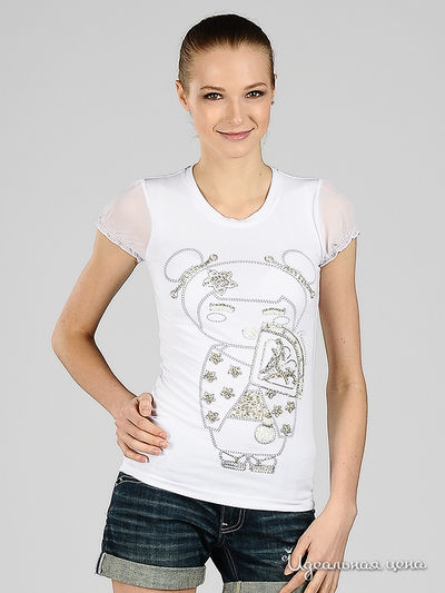 Футболка Fracomina, цвет цвет белый