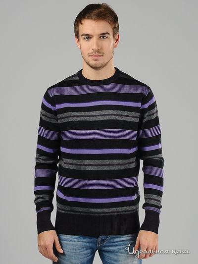 Джемпер Kanzler, цвет цвет серый / фиолетовый