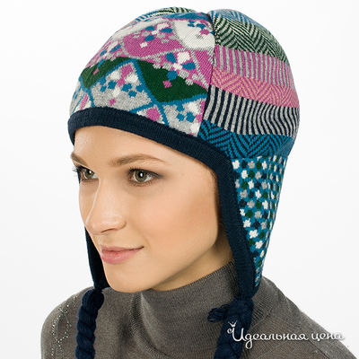 Шапка Fracomina, цвет цвет мультиколор