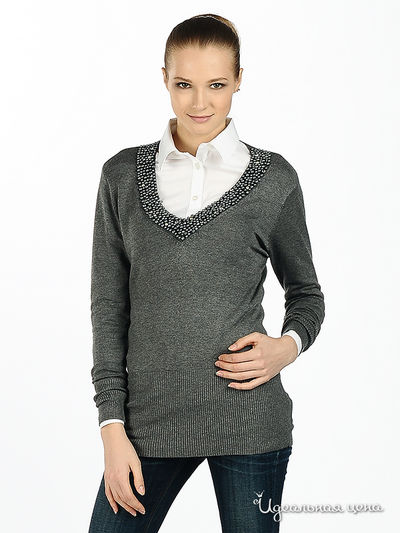 Кофта Fracomina, цвет цвет серый меланж