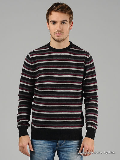 Джемпер Kanzler, цвет цвет темно-серый / фуксия