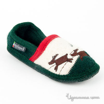 Тапочки De Fonseca, цвет цвет зеленый / кремовый