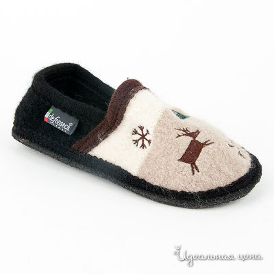 Тапочки De Fonseca, цвет цвет черный / бежевый