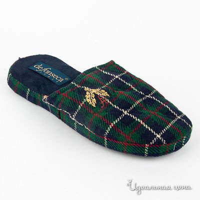 Тапочки De Fonseca, цвет принт клетка