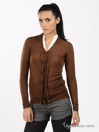 Кардиган JNBY, цвет цвет светло-коричневый