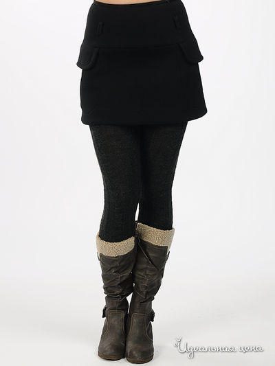 Юбка JNBY, цвет цвет черный