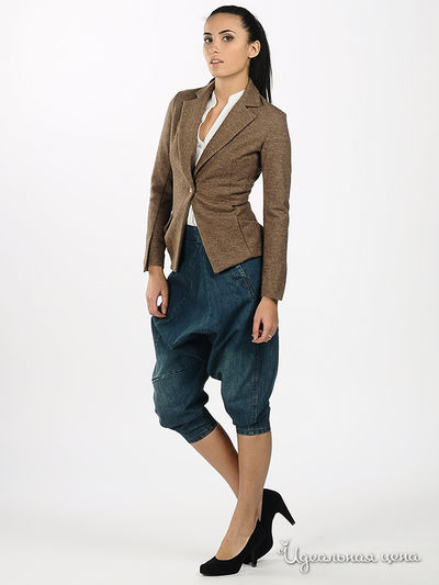 Пиджак JNBY женский, цвет светло-коричневый меланж