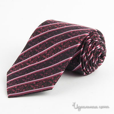 Галстук Franco Frego, цвет цвет черный / бордовый