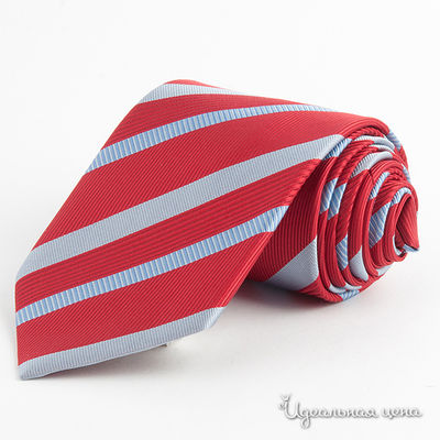 Галстук Franco Frego, цвет цвет красный / серый / голубой