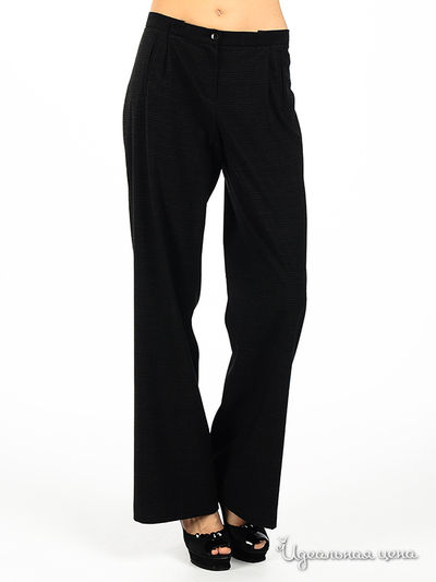 Брюки NafNaf, цвет цвет черный