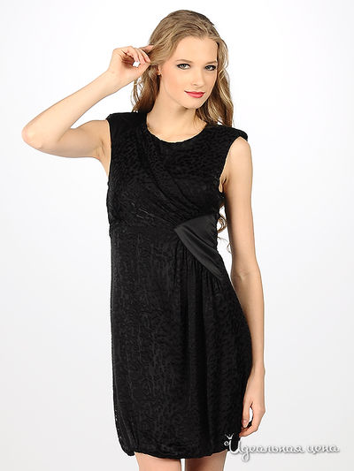 Платье NafNaf, цвет цвет черный