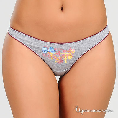 Трусы Yax, цвет цвет серый