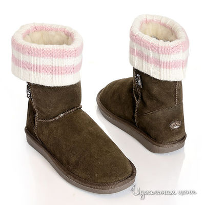 Угги Emu Australia, цвет цвет шоколадный