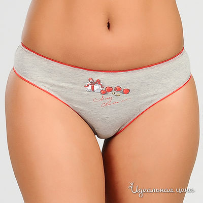 Комплект трусов Yax, цвет цвет серый