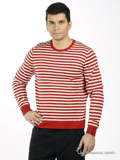 Джемпер Alessandro Bonimi, цвет цвет красный / белый