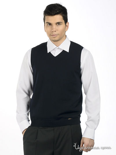 Жилет Alessandro Bonimi, цвет цвет темно-синий