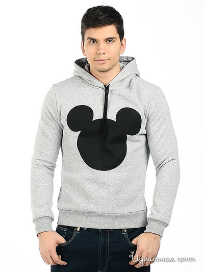 Толстовка Disney, цвет цвет серый / черный