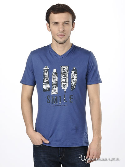 Футболка Ferre, Trussardi, Armani, цвет цвет синий