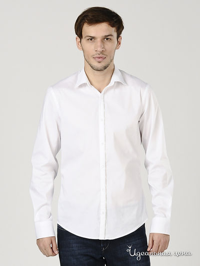 Рубашка Ferre, Trussardi, Armani, цвет цвет белый