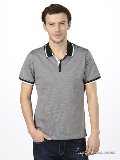 Футболка-поло Ferre, Trussardi, Armani, цвет принт полоска