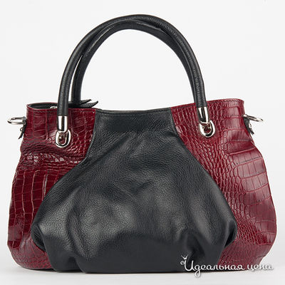 Сумка Laduella, цвет цвет черный / бордовый