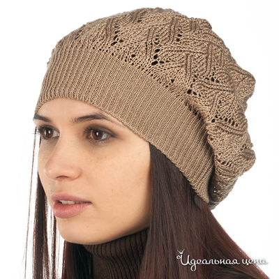 Берет Znaki, цвет цвет бежевый