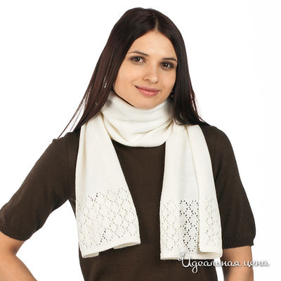 Шарф Znaki, цвет цвет белый