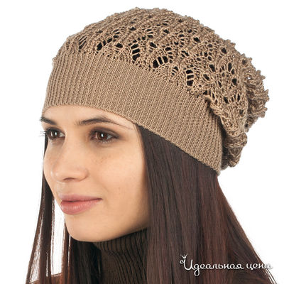 Берет Znaki, цвет цвет бежевый