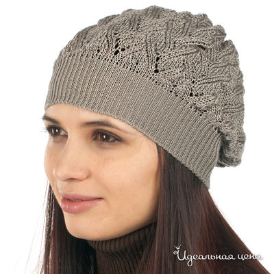 Берет Znaki, цвет цвет серый