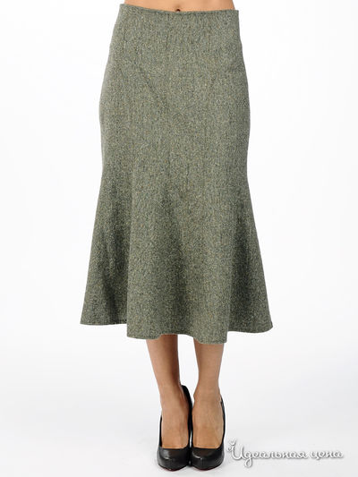 Юбка Znaki, цвет цвет зеленый