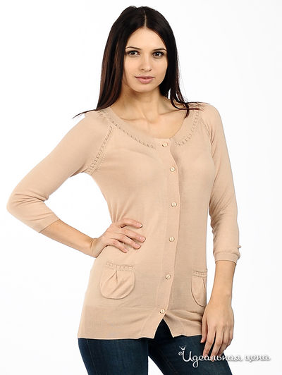 Кардиган Znaki, цвет цвет бежевый