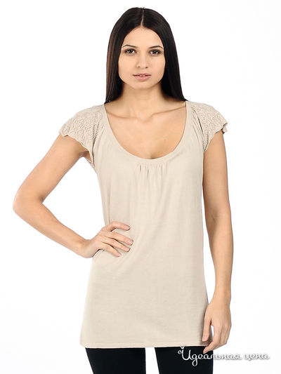 Туника Znaki, цвет цвет бежевый