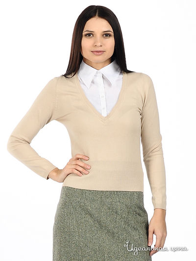 Джемпер Znaki, цвет цвет бежевый