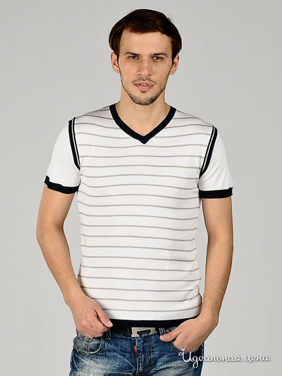 Джемпер Flash, цвет цвет белый / темно-синий