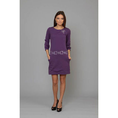 Платье borodulins, цвет цвет фиолетовый