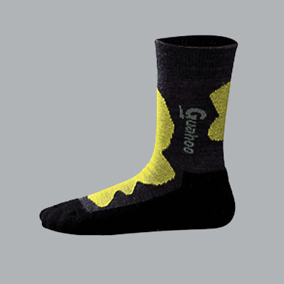 Носки Guahoo, цвет черные / желтые